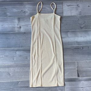 GOLD SHIMMER DRESS